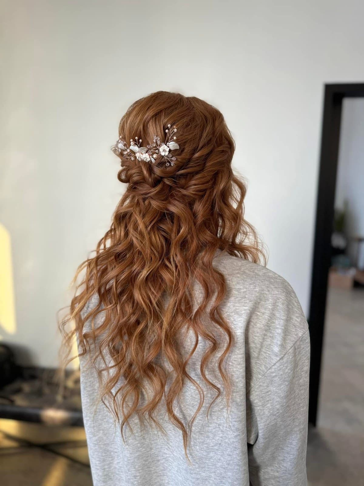 Romantic, Textured Half-Up